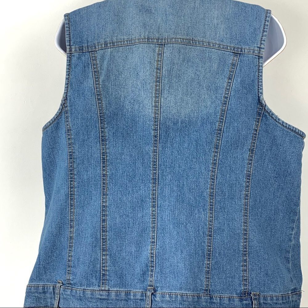 Baccini‎ Jean Jacket Vest - Picture 6 of 8
